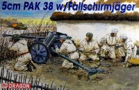  6118 1/35 50mm PAK 38 w/Fallschirmjäger