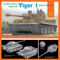 Dragon 7482 1/72  Pzkpfw Vl Ausf.E TigerI Early 