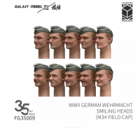 FG35009 1/35 фашистские морды в пилотке (набор №2)