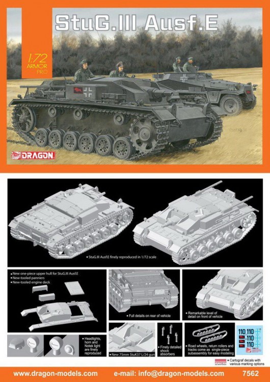 Dragon 7562 1/72 StuG.III Ausf. E