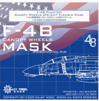 C48028 F-4B 1/48 Маски на кабину и колеса для Tamiya 61121