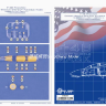 C48028 F-4B 1/48 Маски на кабину и колеса для Tamiya 61121
