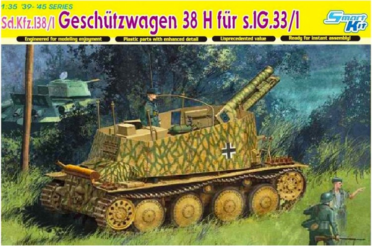 6470 1/35 Sd.Kfz.138/1 Geschutzwagen 38 H fur s.IG.33/1