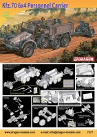  Dragon 7377 1/72 Kfz.70 6x4 Personnel Carrier + 3.7cm PaK 35/36
