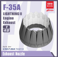  GR48035 F-35A Сопла ,открыты и закрыты  TAMIYA 61124