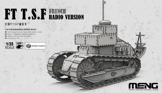 SS-021 1/35 French FT T.S.F. Radio Version