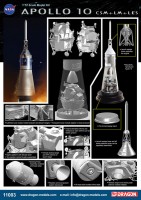 11003 1/72 Apollo 10 CSM + LM + LES