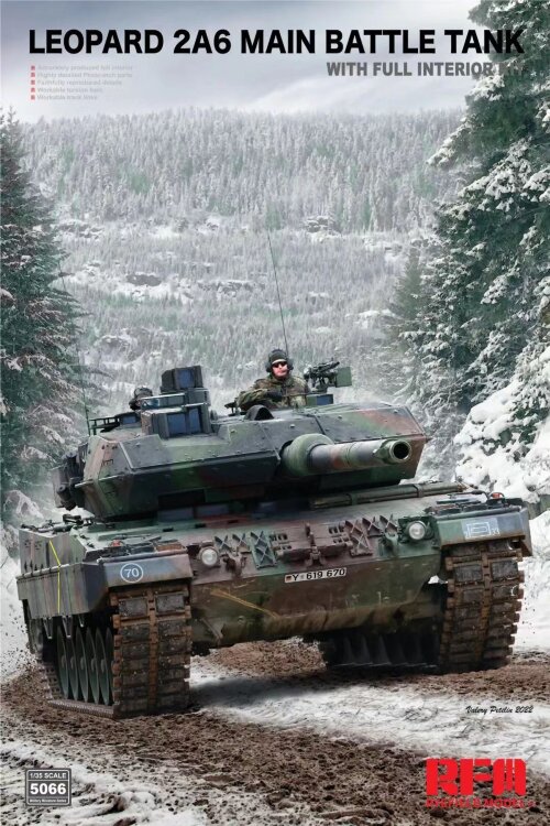 RM-5066 1/35 German Modern Leopard 2A6 (Интерьерная)