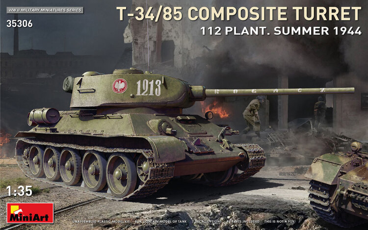 MiniArt 35306 T-34/85 Composite Turret. 112 Plant.Summer 1944