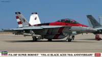 Hasegawa 02184 1/72 FA 18f Super Hornet VFA 41 Black Aces 70th Anniversary