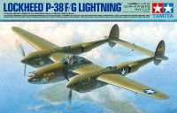 61120 1/48 Американский самолёт Lockheed P-38F/G Lightning с фигурой пилота