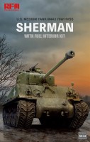 RM-5042 1/35 M4A3 76W HVSS Sherman with full interior and workable track 