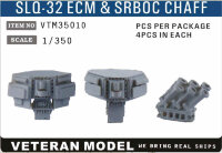 VTM35010 1/350 SLQ-32 и система электронных помех SRBOC по 4 штуки