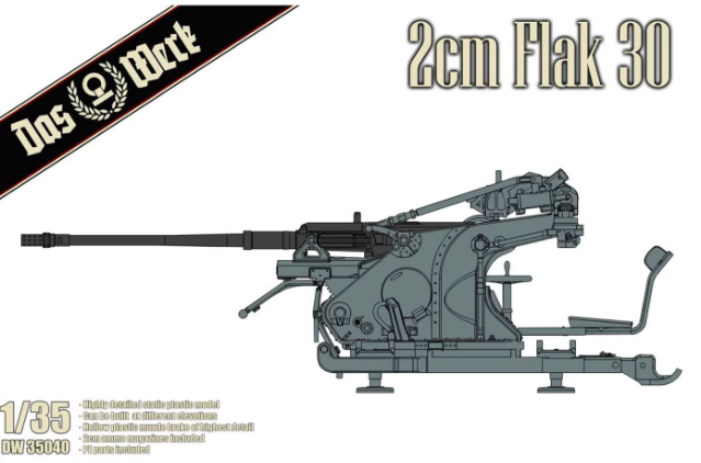 DW35040 1/35 2cm Flak 30