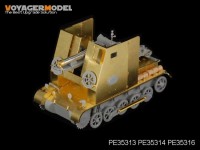 PE35314 1/35 WWII German 150mm s.IG.33(Sf) auf Pz.Kpfw.I Ausf.B Amour Plate (For DRAGON 6259)