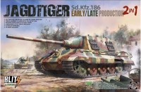 8001 1/35 Jagdtiger Sd.Kfz.186 Early / Late Production, 2 in 1