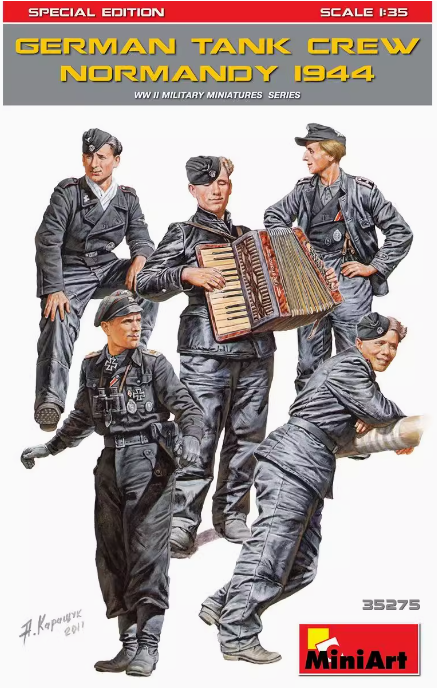  MiniArt 35275 1/35 Немецкие танкисты (Нормандия, 1944 г.)