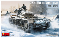  Miniart 53085 1/35 Panzer III Ausf. D/B с экипажем.
