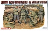 6090 Dragon 1/35 Миномётный расчёт German 12cm Granatwerfer 42 Mortar and Crew 