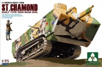 2002 French Heavy Tank St.Chamond Early Type/Iron Mask Man
