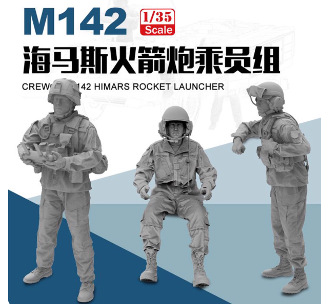 FOREART FO-9002 1/35 Ракетная установка M142 HIMARS Экипаж из трех человек