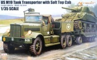 63502 1/35 U.S. M19 Tank Transporter with Soft Top Cab
