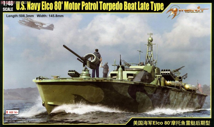 64801 1/48 US Navy Elco 80' Motor Patrol Torpedo Boat