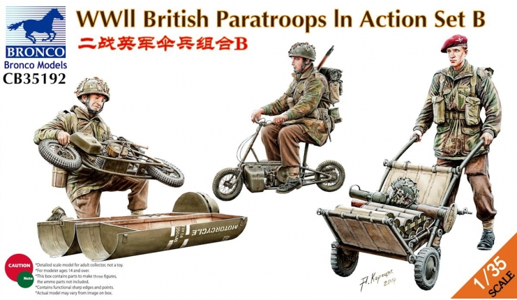 CB35192 1/35 WWII British Paratroops In Action
