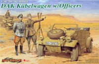 6364 1/35 DAK Kübelwagen w/Officers Typ 82