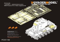 PE351109 1/35 WWII Russian KV-2 Basic Upgrade Set for Trumpeter