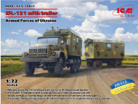 ICM 72817 1/72 ЗиЛ-131 Украинский грузовик с прицепом 