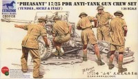 CB35135 1/35 Pheasant 17/25pdr Anti-Tank Gun Crew Set (Tunisia, Sicily & Italy)