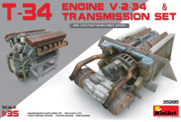 Miniart 35205 1/35 Двигатель Т-34 Трансмиссия v-2-34