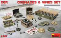 Miniart 35258 1/35 немецкие мины и гранаты 