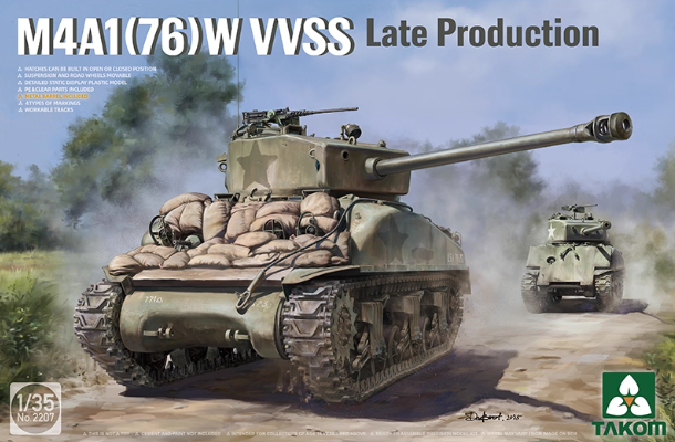 TAKOM 2207 1/35 M4A1(76)W VVSS