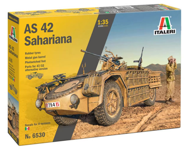 ITALERI 6530 1/35 Сборная модель бронированной разведывательной машины AS 42