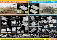 6953 1/35 Sd.Kfz.7/2 3.7cm Flak37 w/Armored Cab x Sd.Kfz.7/2 3.7cm Flak36  2in1 
