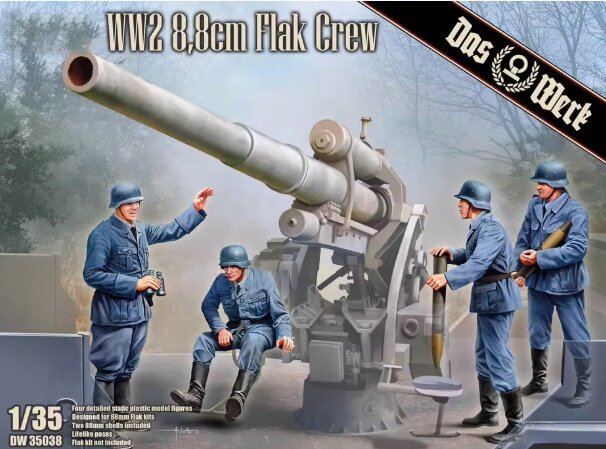 DW35038 1/35 Фигуры зенитчиков для Das Werk DW35024