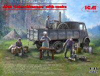 ICM 35421 1/35  грузовик, полевой кухня с поваром 
