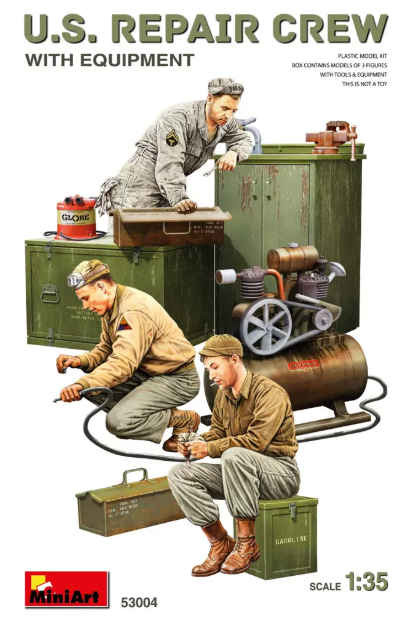 Miniart 53004 1/35, Группа технического обслуживания США