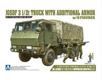 01208 1:72 J.G.S.D.F. 3 1/2t Truck Armor Enforced Type w/6pcs Figurers  