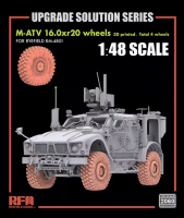RM-2060 1/48 M-ATV 3D (колеса 4 шт)