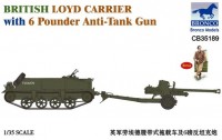CB35189 British Loyd Carrier with 6 Pounder Anti-Tank Gun
