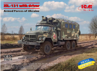  ICM 1/35 ЗиЛ-131 Грузовик ВС Украины с водителем 35019