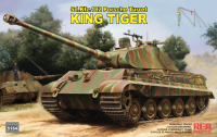 RM-5164  1/35 Sd.Kfz.182 KING TIGER Porsche Turret with 2T Makeshift Crane/ Workable Tracks