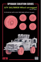   RM-2052 1/35 JLTV 365/80R20 wheel set - sagged