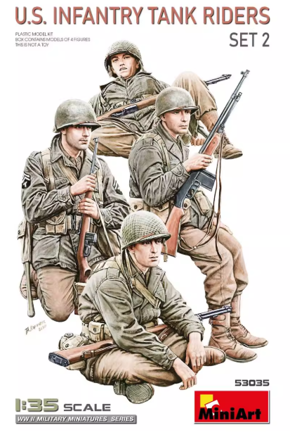 MiniArt 53035 1/35 Танковый десант США