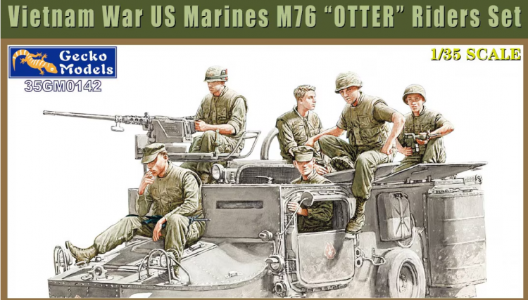 35GM0142 1/35 Vietnam War Us Marine M76 'Otter' Riders Set