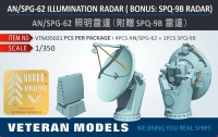 VTM35021 1/350 AN/SPG-62 Illumination Radar (Bonus SPQ-9B)