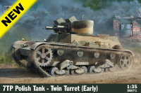 IBG 35071 1/35 7TP танк двухбашенный ранний тип с интерьером